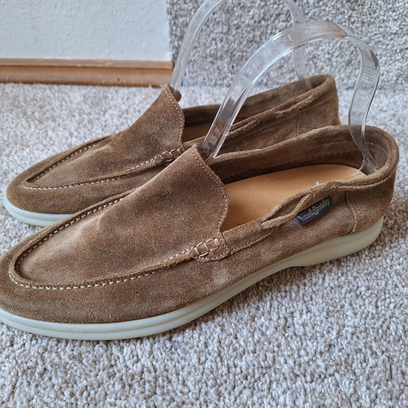 Russell Bromley Womens Soft Tan Suede All Day Long Loafer Deck Shoe Size 40 (9) - Picture 1 of 10